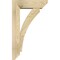 Ekena Millwork Thorton Slat Rough Sawn Bracket w/ Offset Brace, Douglas Fir, 6"W x 18"D x 30"H BKT0604X18X30THR06RDF - alternate 3